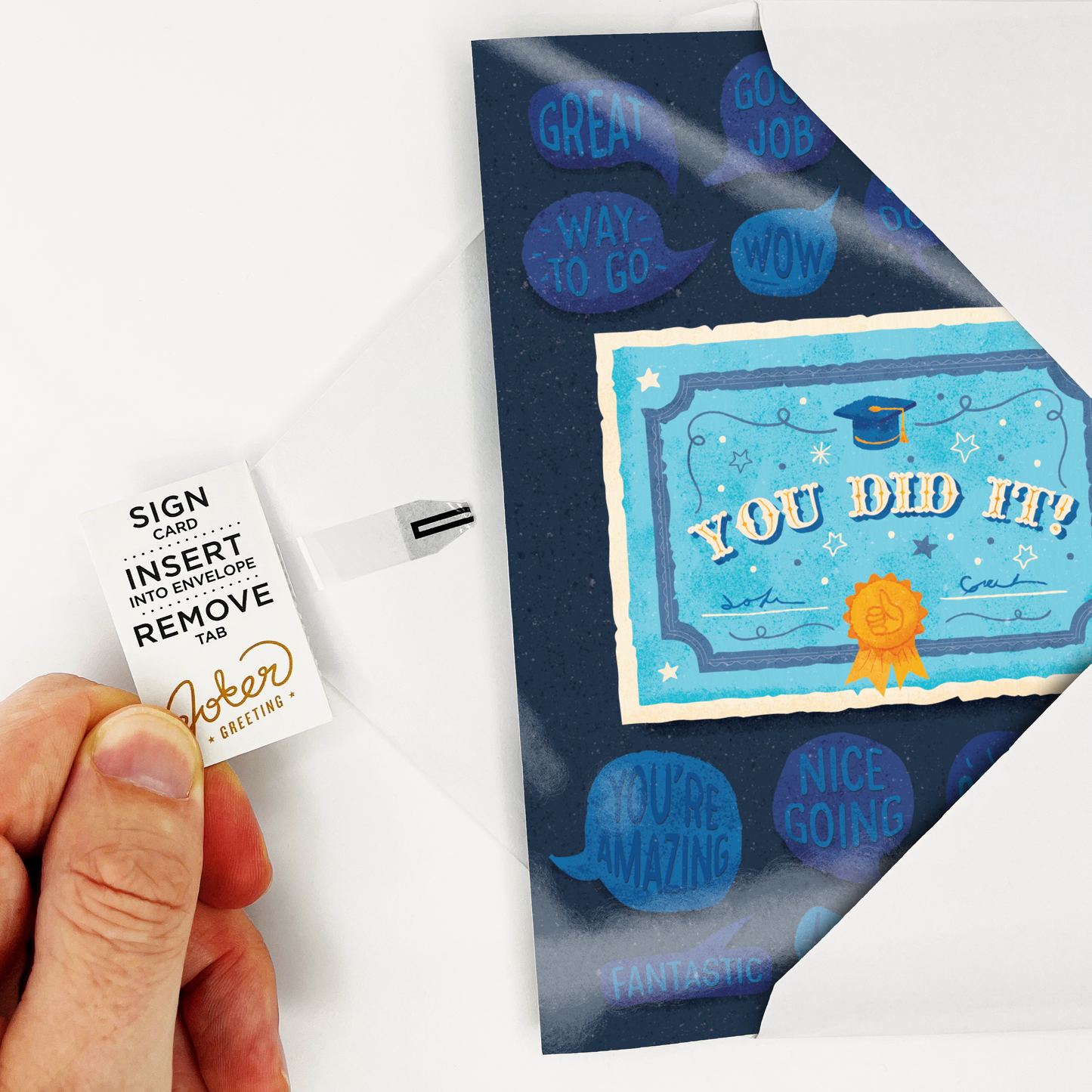 Endless Musical Greeting Card Graduation With Glitter Bomb