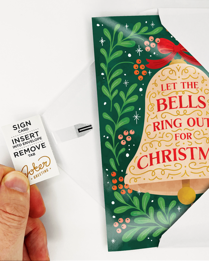 Ding Fries Are Done endless Christmas prank card with glitter – image 4