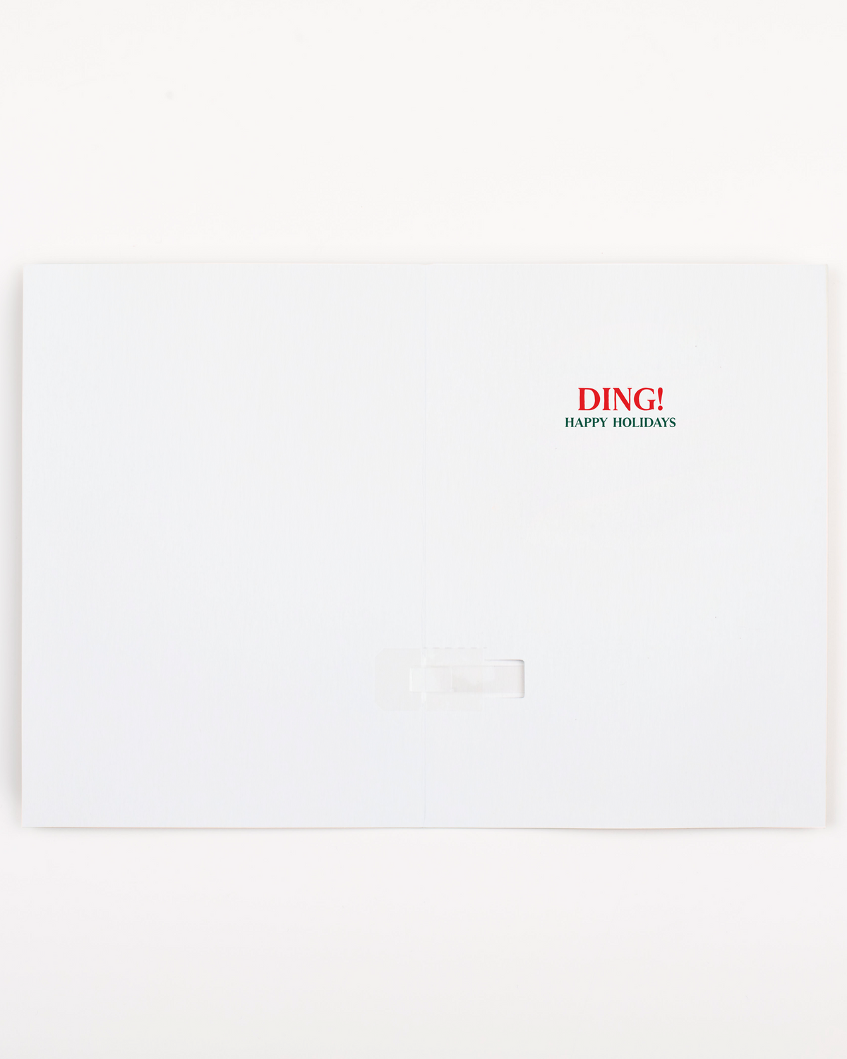 Ding Fries Are Done endless Christmas prank card with glitter – image 3