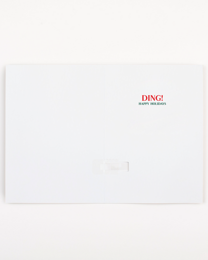 Ding Fries Are Done endless Christmas prank card with glitter – image 3