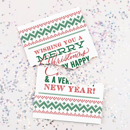 Carte de Noël farce sans fin Jingle Bells avec Glitter Bomb – image 2