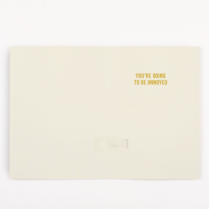 The card that never ends – fortune endless prank card with glitter – image 3