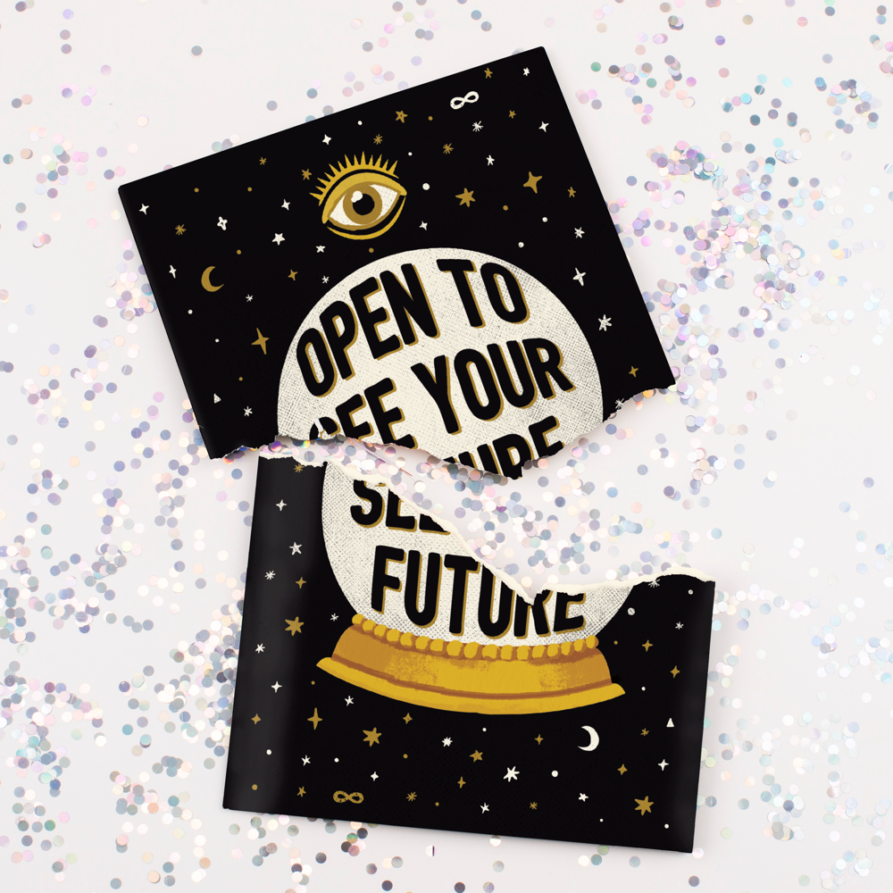Endless Musical Greeting Card All Occasion Fortune With Glitter Bomb