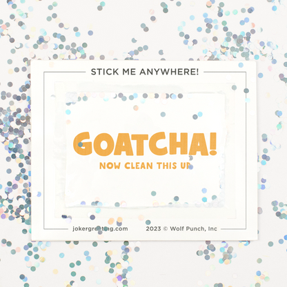 Hide & Prank goat scream prank with glitter trap – image 2