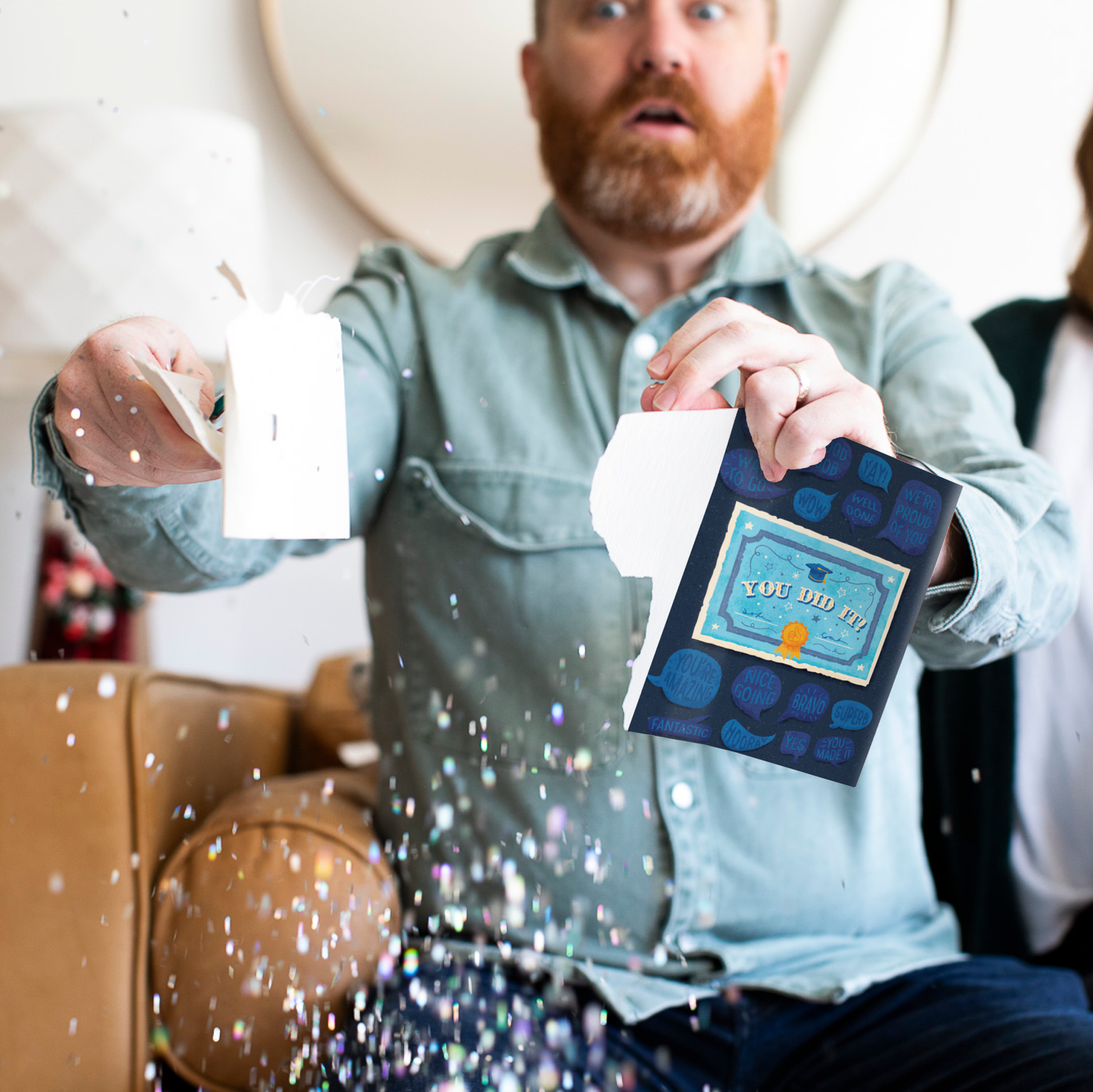 Endless Musical Greeting Card Graduation With Glitter Bomb