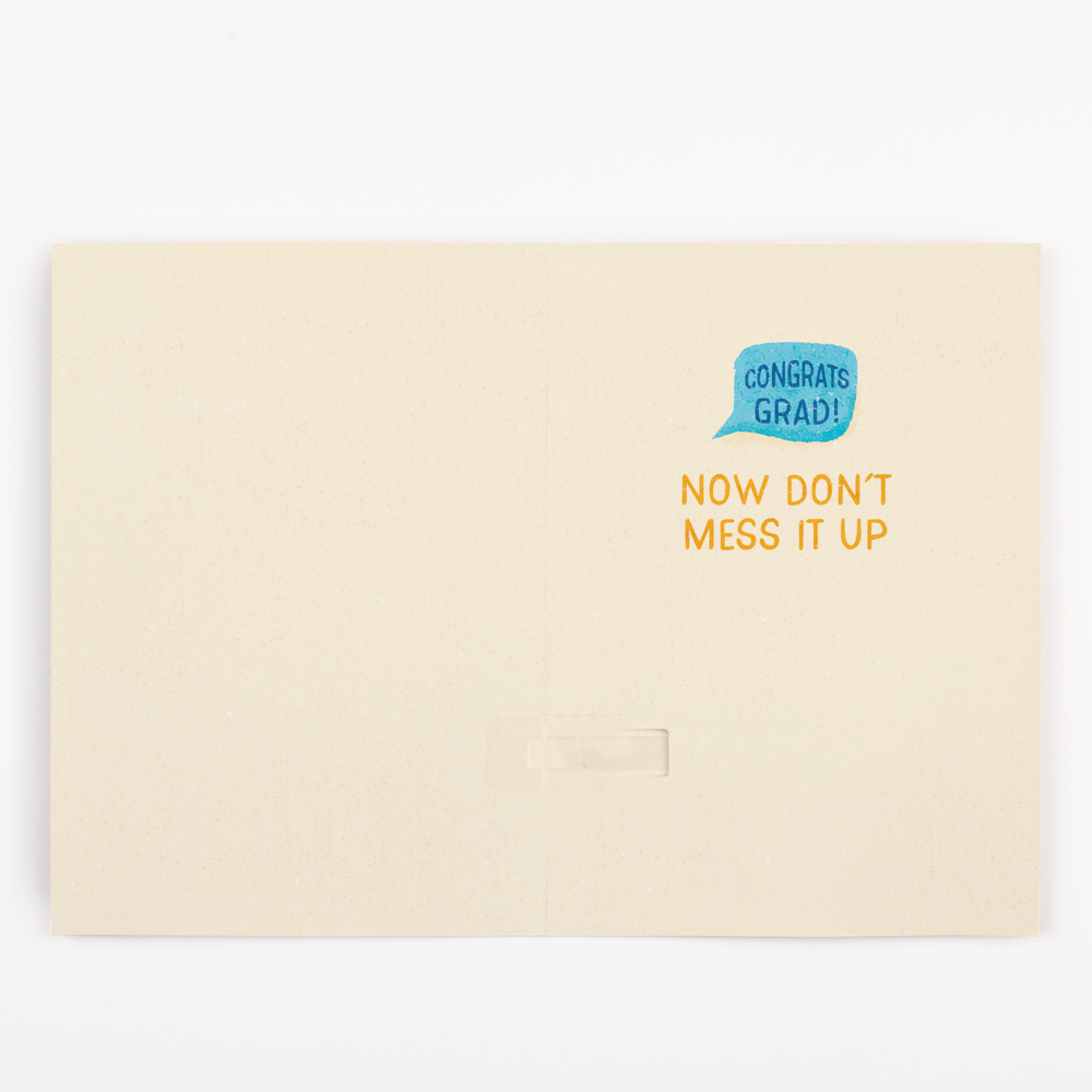 Endless Musical Greeting Card Graduation With Glitter Bomb