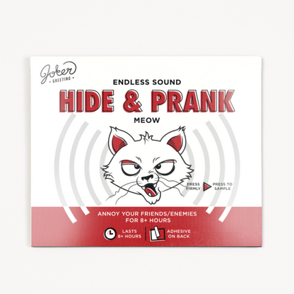 Hide & Prank cat meow prank – image 1