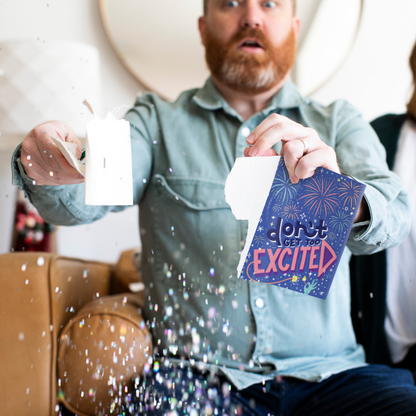 NSFW moaning endless prank card for adults, with glitter – image 4
