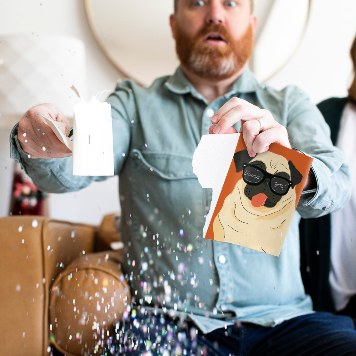 Endless Musical Greeting Card Never Gonna Give You Up Thank You Card With Glitter Bomb