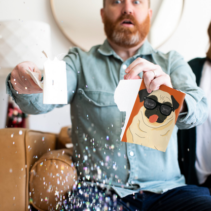Carte de remerciement sans fin Rick Roll Never Gonna Give You Up avec paillettes – image 5