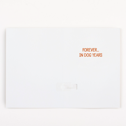 Carte de remerciement sans fin Rick Roll Never Gonna Give You Up avec paillettes – image 3