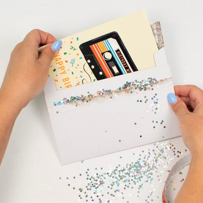 Red glitter bomb trap prank envelope – image 4