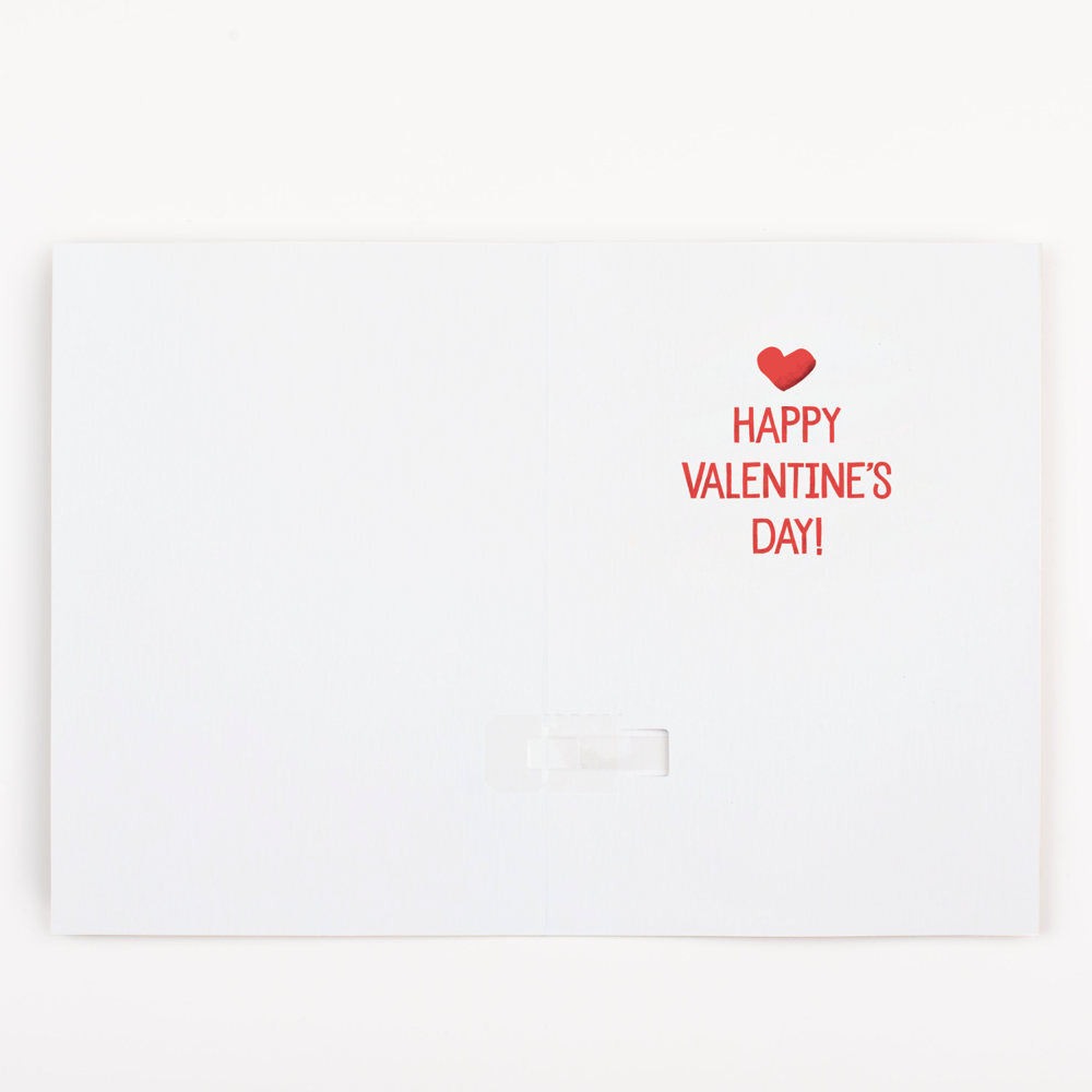 Endless Musical Greeting Card Meowy Valentines With Glitter Bomb