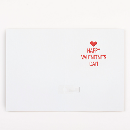 Carte de Saint-Valentin musicale farce sans fin Meowy Valentine’s avec paillettes – image 2
