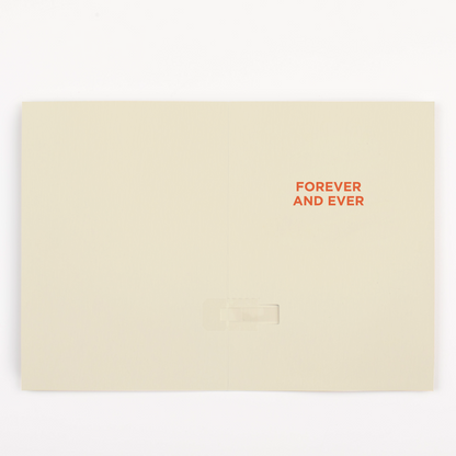 Carte de Noël farce sans fin Rick Roll Never Gonna Give You Up avec paillettes – image 3