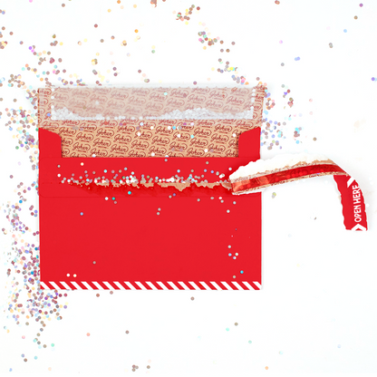 Enveloppes piège Glitter Bomb rouges, paquet de 3 – image 3