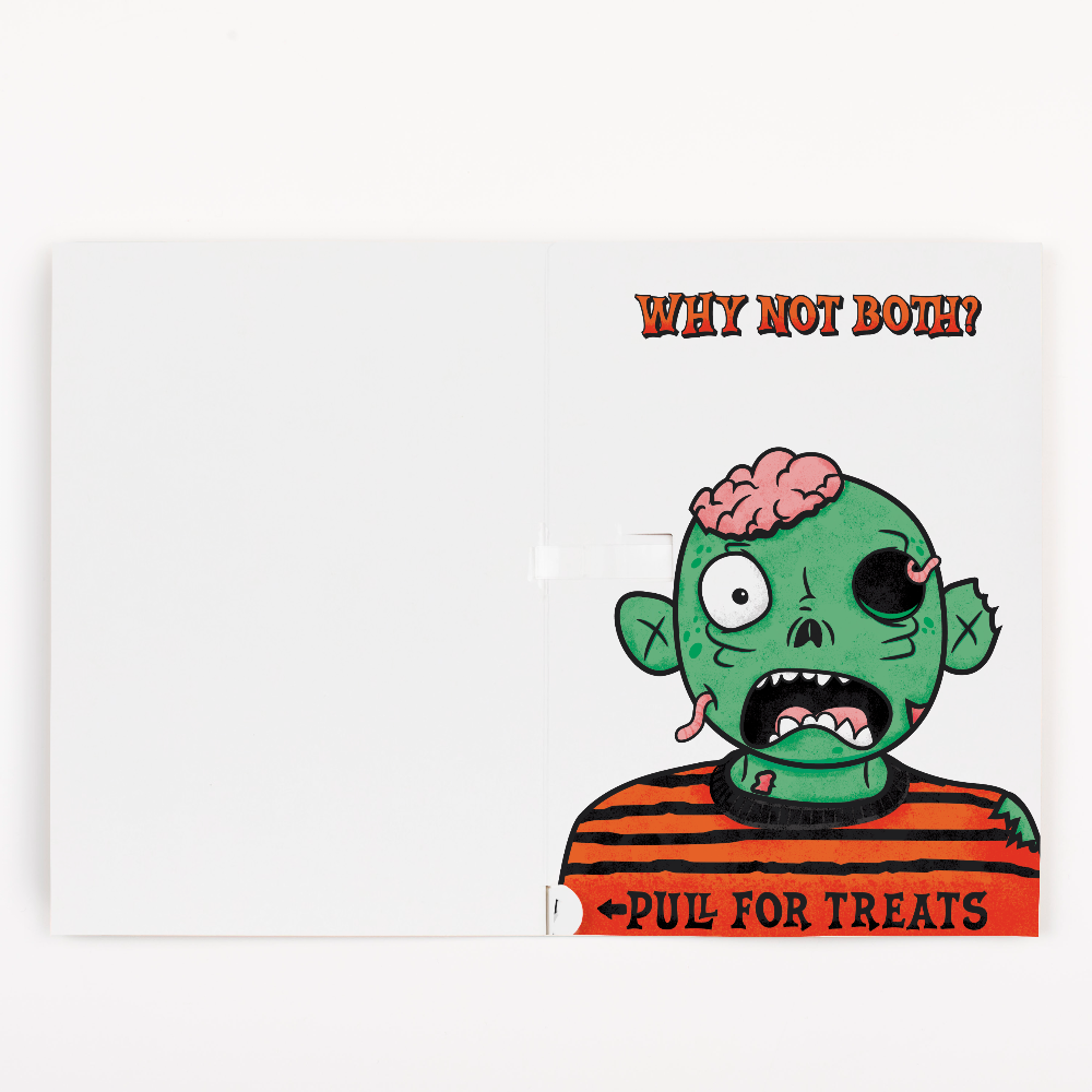 Endless Musical Greeting Card Halloween + Pull Surprise Bomb