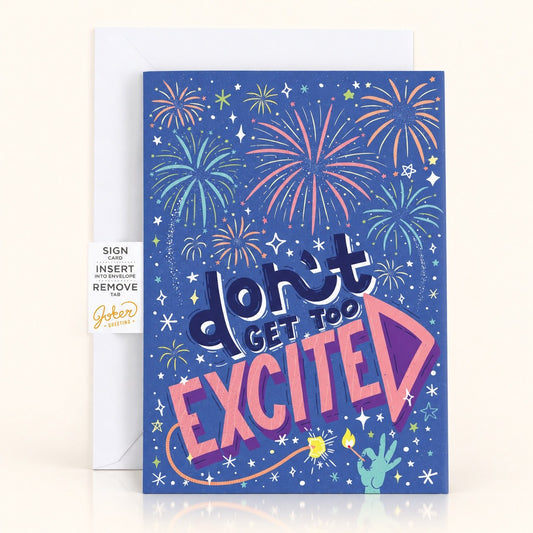 Carte farce NSFW sans fin qui gémit, avec Glitter Bomb – pour adultes seulement
