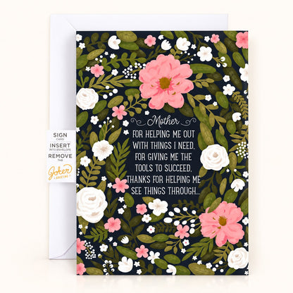 Carte merci maman farce sans fin avec Glitter Bomb
