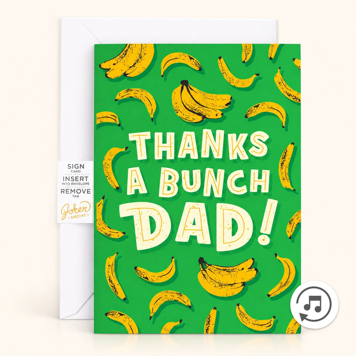 Carte merci papa farce sans fin avec Glitter Bomb