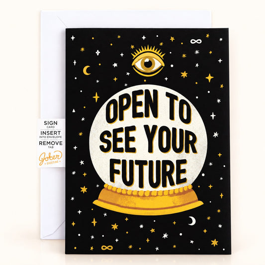 The Card That Never Ends – Fortune Endless Prank Card with Glitter
