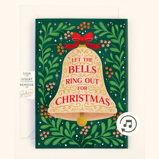 Ding Fries Are Done Endless Christmas Prank Card with Glitter Bomb