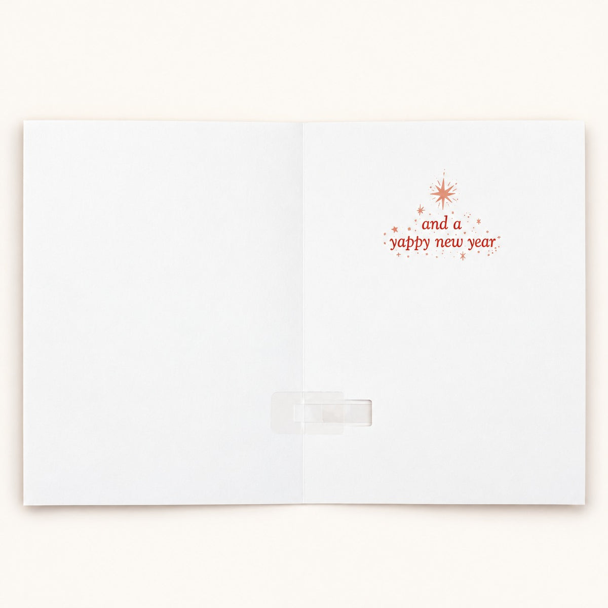 Barking dog Deck the Halls endless Christmas prank card with glitter – image 3