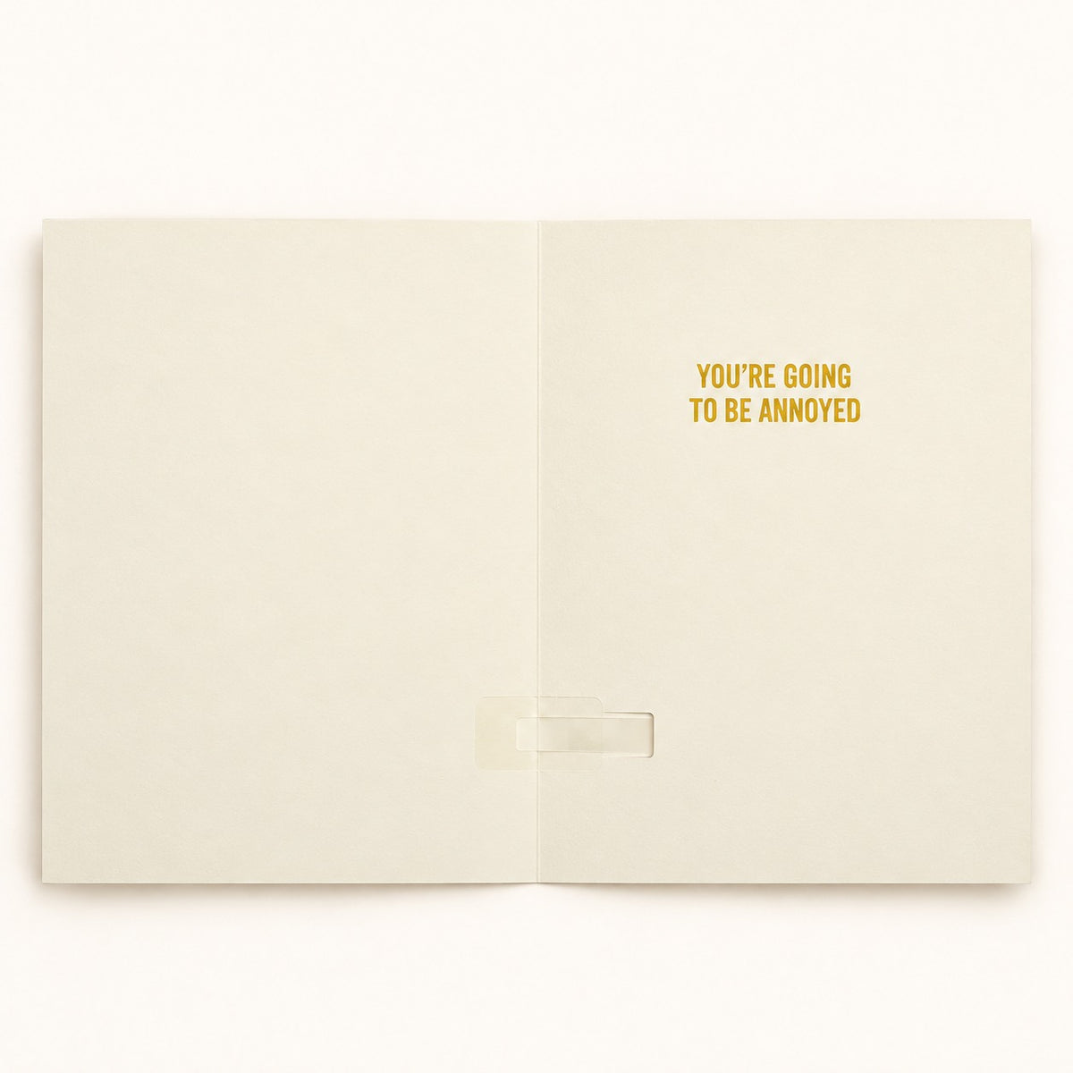 The card that never ends – fortune endless prank card with glitter – image 3