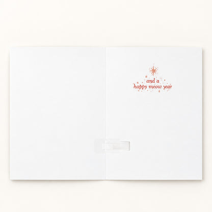 Carte de Noël musicale farce sans fin Meowy Christmas avec Glitter Bomb – image 3