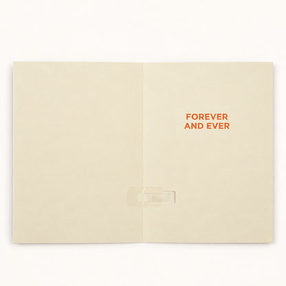 Rick Roll Never Gonna Give You Up endless Christmas prank card with glitter – image 3