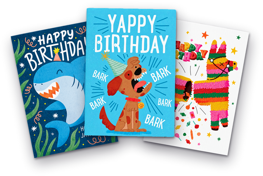 Cartes de fête farces