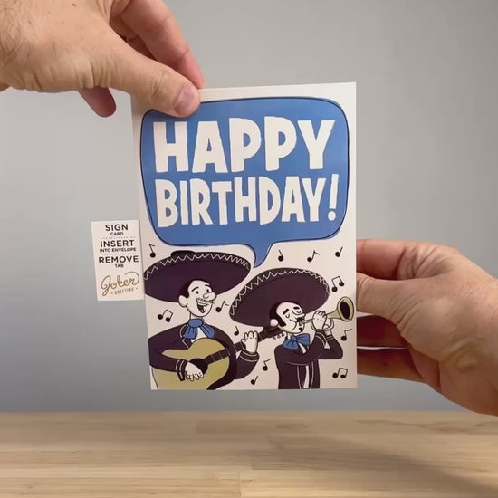 Mariachi Endless Birthday Prank Card – video: watch it play