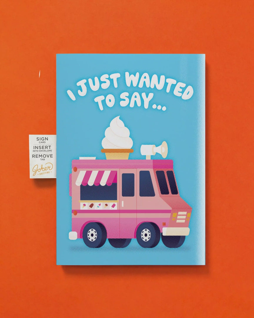 Ice Cream Truck Endless Thank You Prank Card – video