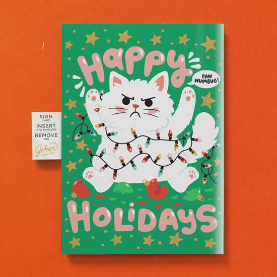 Grumpy Cat Christmas Musical Prank Card – video