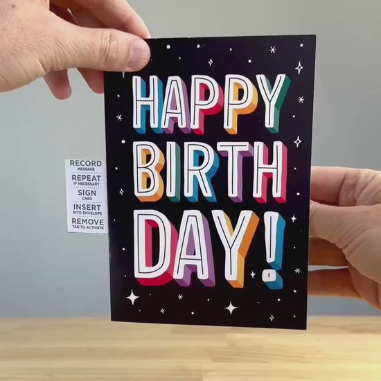 Recordable Birthday Prank Card – video: watch it play