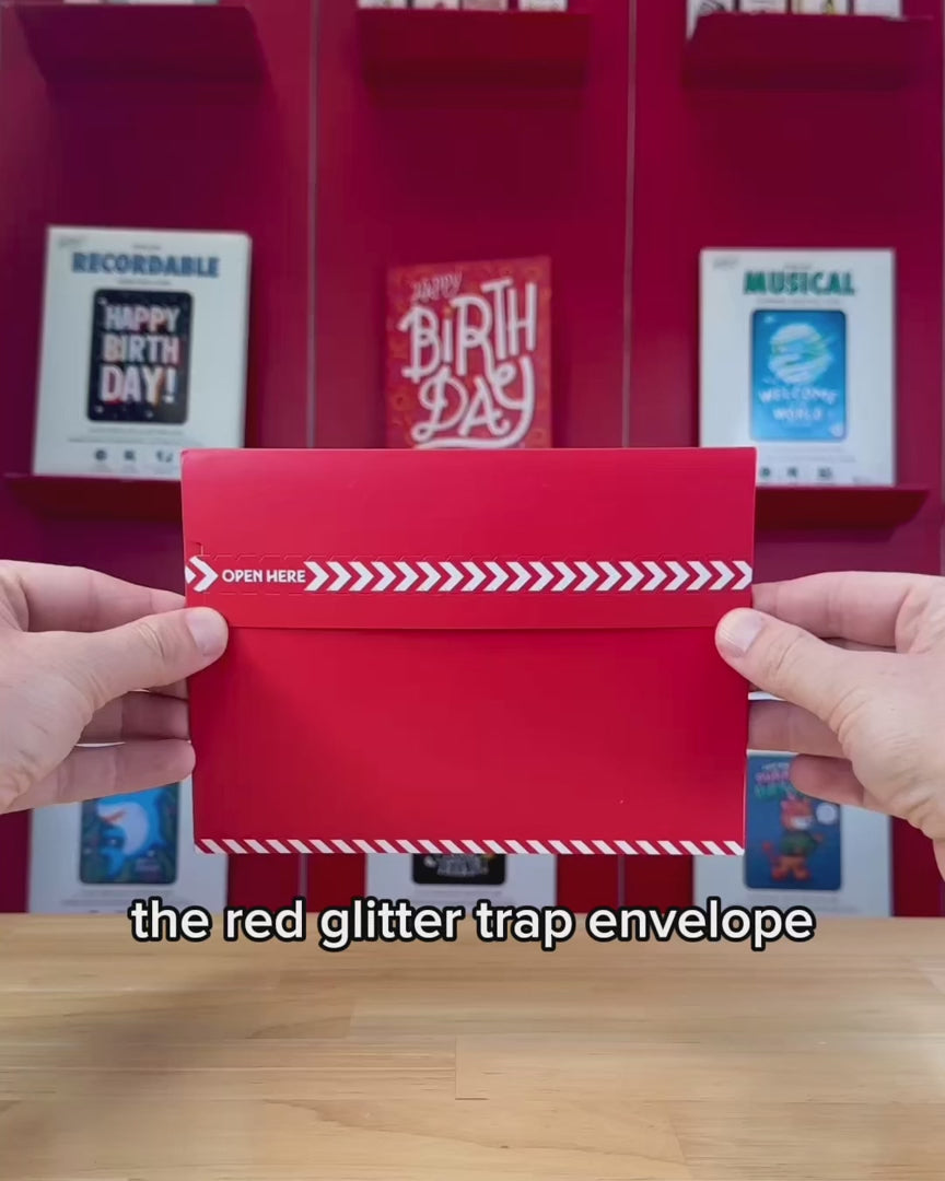 Glitter Bomb Trap Envelope – video: watch it play