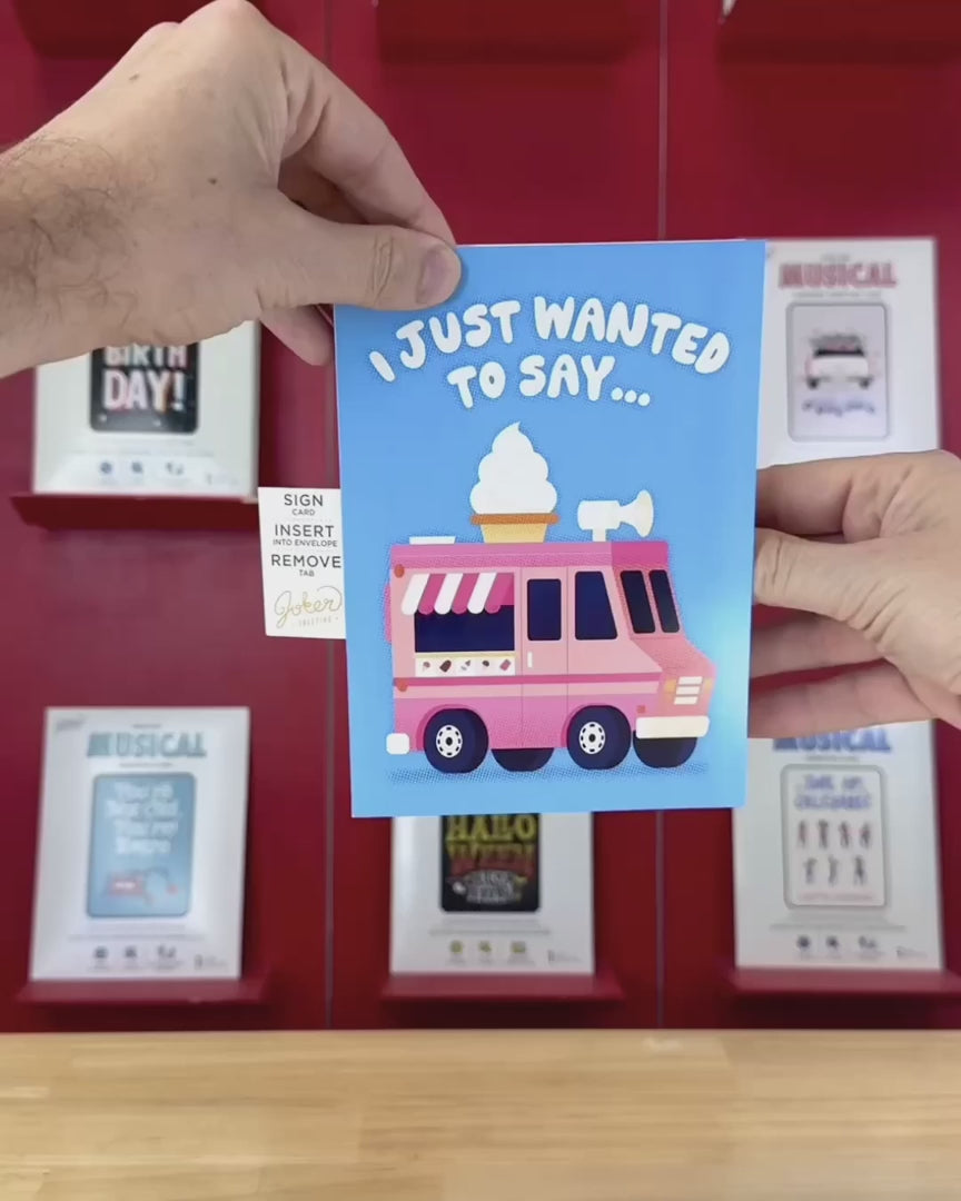 Ice Cream Truck Endless Thank You Prank Card – video: watch it play