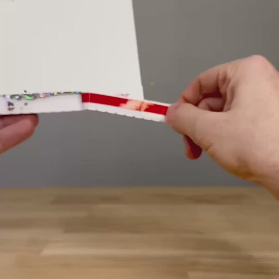 Piñata Endless Birthday Prank Card with Stickers & Glitter Bomb – video: watch it play