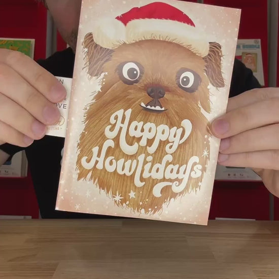 Barking Dog Christmas Endless Musical Prank Card – video: watch it play