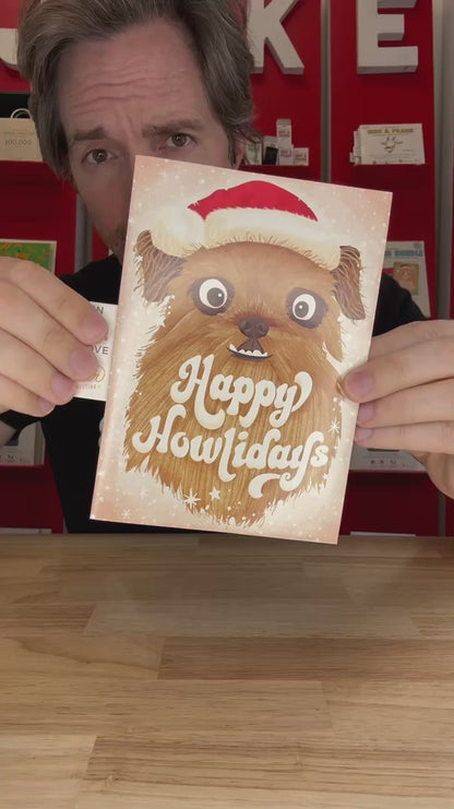 Barking Dog Christmas Endless Musical Prank Card – video: watch it play