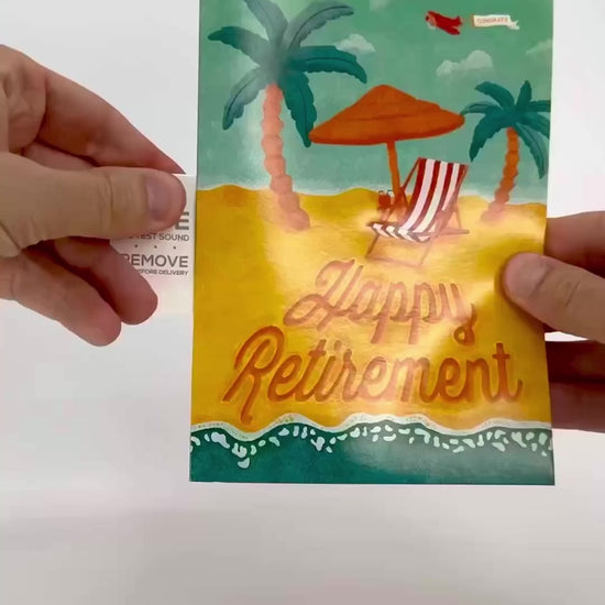 Endless Retirement Prank Card – video: watch it play