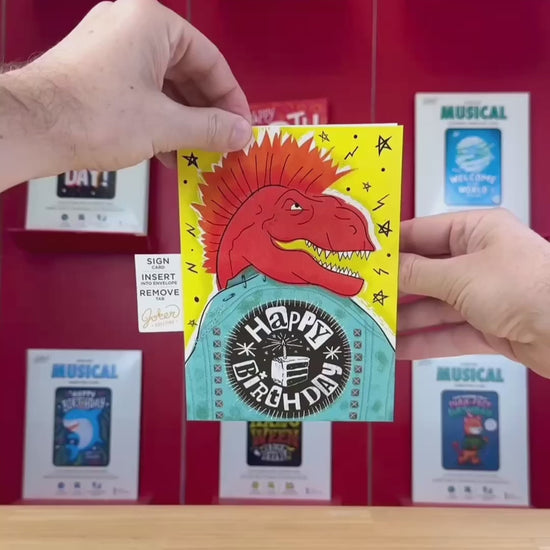 Punk Rock Endless Birthday Prank Card – video: watch it play