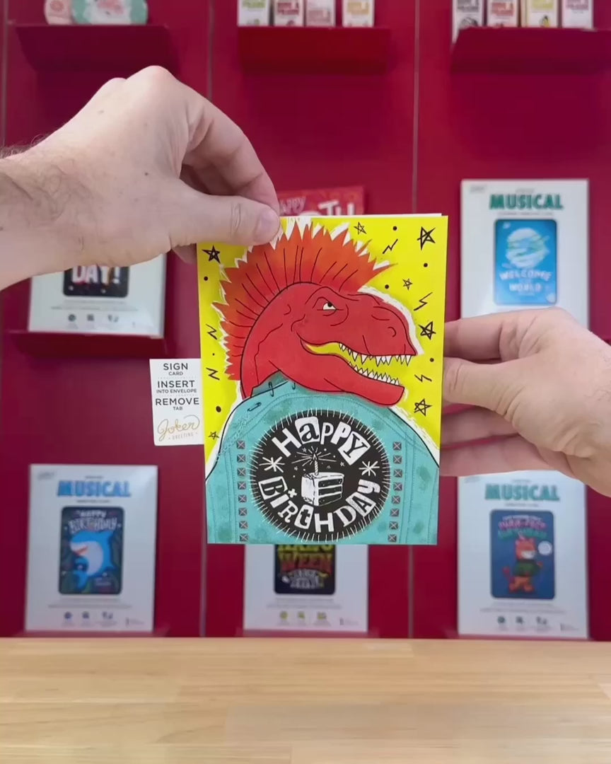 Punk Rock Endless Birthday Prank Card – video: watch it play