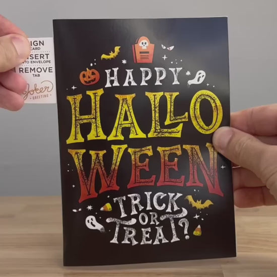 Halloween Pull Surprise Endless Musical Card – video: watch it play