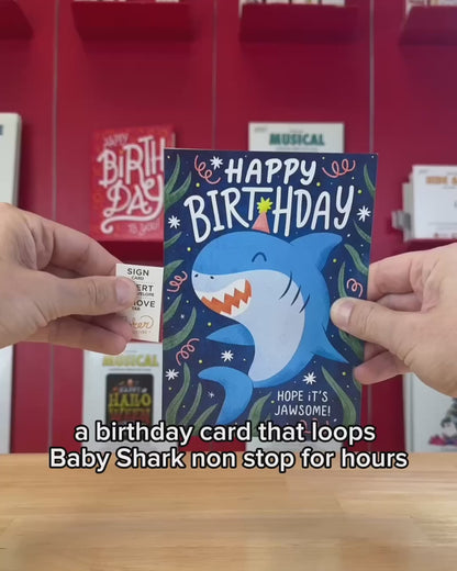 Baby Shark Endless Birthday Prank Card – video: watch it play