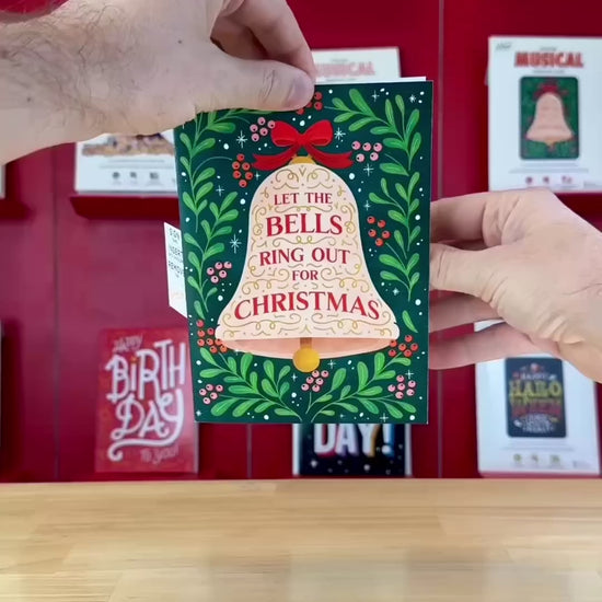 Ding Fries Are Done Endless Christmas Prank Card with Glitter Bomb – video: watch it play