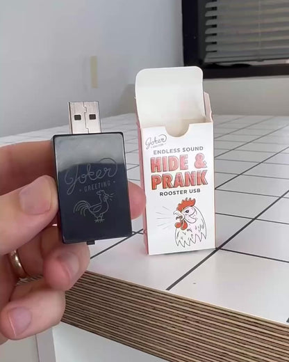 USB Rooster Crow Prank – video: watch it play