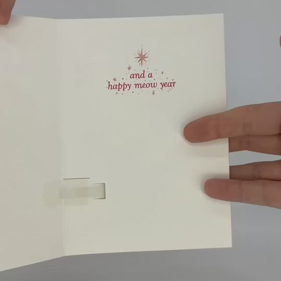Meowy Christmas Endless Musical Prank Card – video: watch it play
