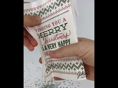 Jingle Bells Endless Christmas Prank Card with Glitter Bomb – video: watch it play