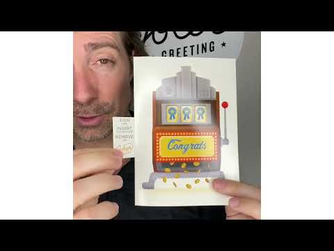 Endless Congratulations Prank Card with Glitter Bomb – video: watch it play